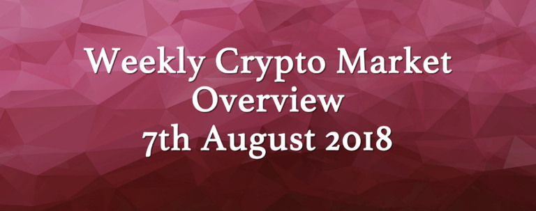 XTRD Weekly crypto market update — August 7th, 2018