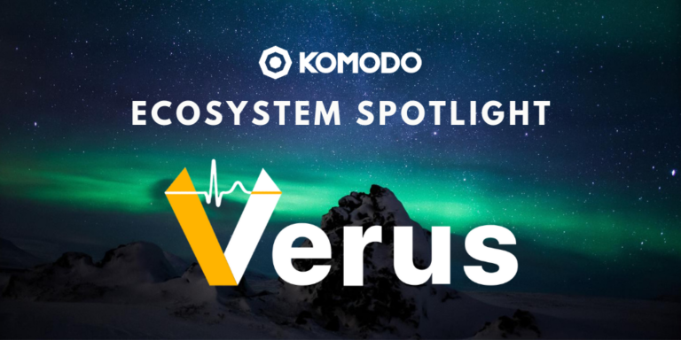 Komodo Ecosystem Spotlight: Verus Coin – Komodo