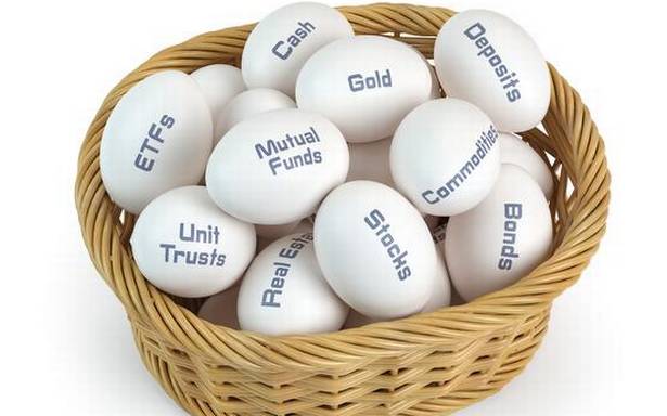 In asset allocation, diversification is the key