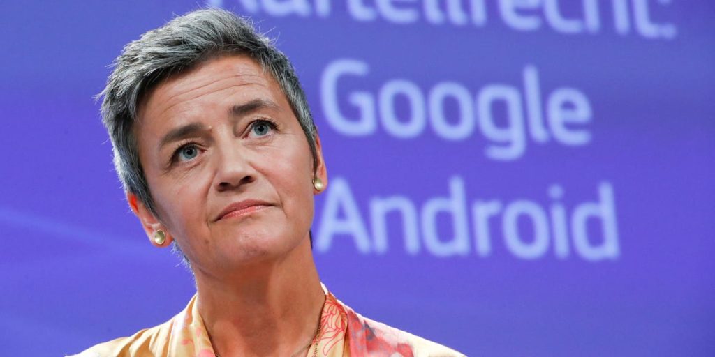 EU Commissioner Margrethe Vestager doesn’t want to break up big tech companies like Google, Apple, Amazon and Facebook