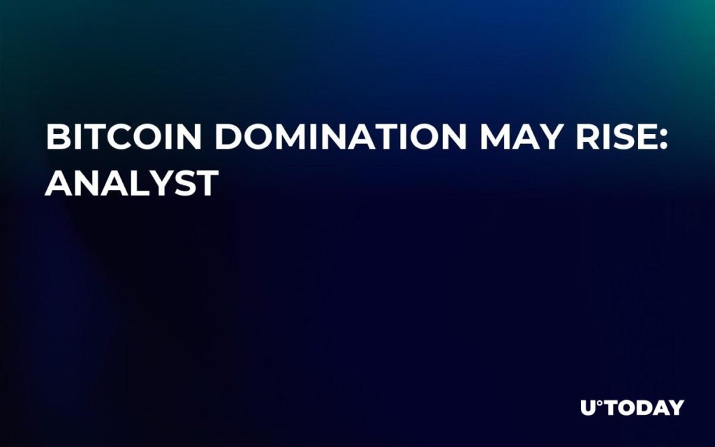 Bitcoin’s Domination May Rise According to One Analyst