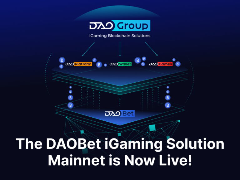 The DAOBet iGaming Solution Mainnet is Now Live!