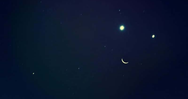 The Moon, Venus, And Jupiter Will Be Aligning To Form A Smiley Face This May