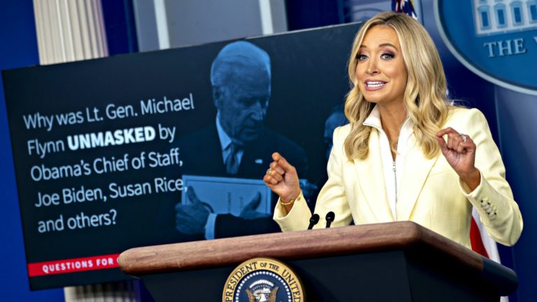Kayleigh McEnany Uses Slide Show To School Reporters On Obama Admin’s Flynn ‘Unmasking’ Scandal
