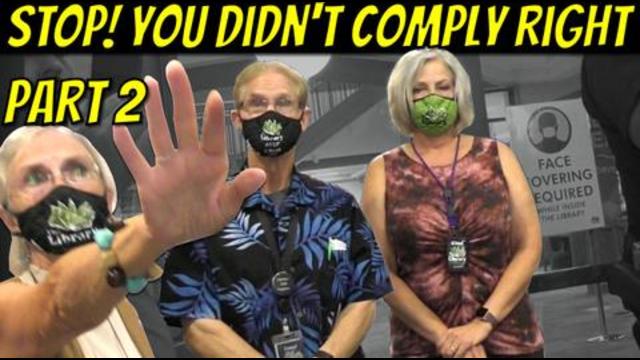 TYRANNY IN IDAHO! Karen Librarians Say My Compliance Is Inappropriate. No Logic At Library