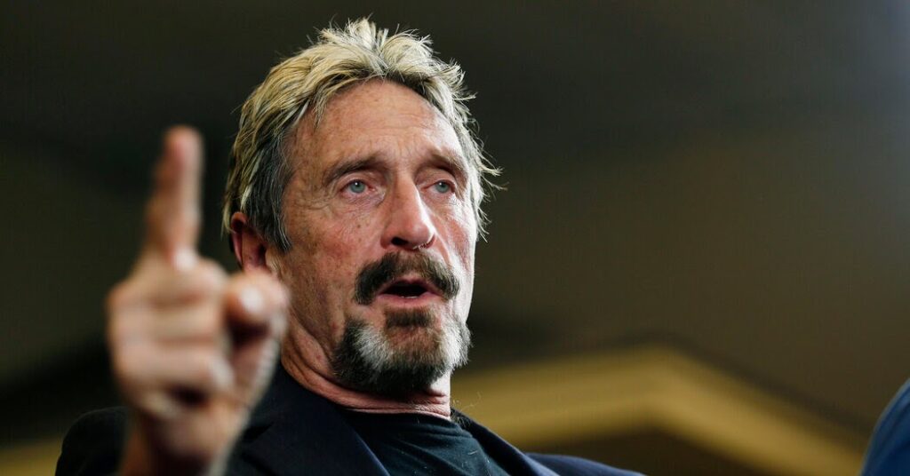John McAfee Arrested in Spain, and U.S. Seeks Extradition