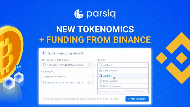 $100 Million Accelerator Fund from Binance Now Supports PARSIQ, a Reverse-Oracle Blockchain Platform – 1010.team