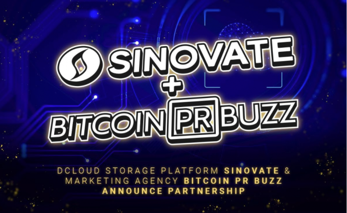 dCloud Storage Platform SINOVATE & Blockchain Marketing Agency Bitcoin PR Buzz Announce Partnership • CryptoMode