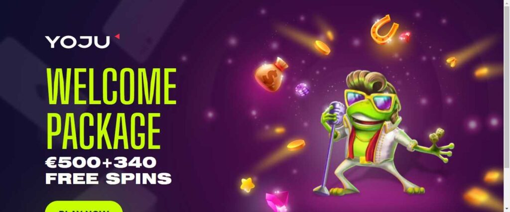 Yoju Casino Review: Welcome Package Euro 500 + 340 Free Spins