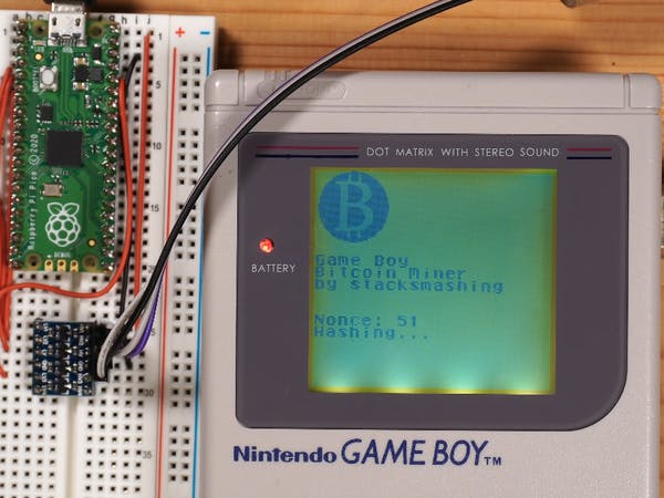 Mining Bitcoin with a Game Boy Console – Hackster.io