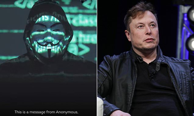 Hacking group Anonymous issues warning to Elon Musk claiming too much power influence Bitcoin prices