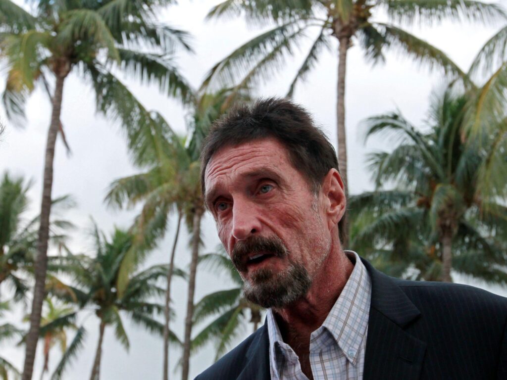 John McAfee was broke at the time of his death after spending millions on a string of luxury villas and ‘bizarre properties,’ biographer says