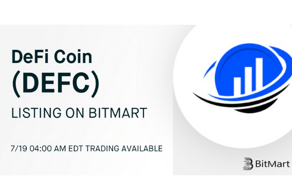 DeFi Coin (DEFC): Live Trading on BitMart on July 19th