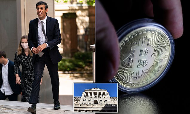 Rishi Sunak plans to replace our cash with official digital currency | Daily Mail Online