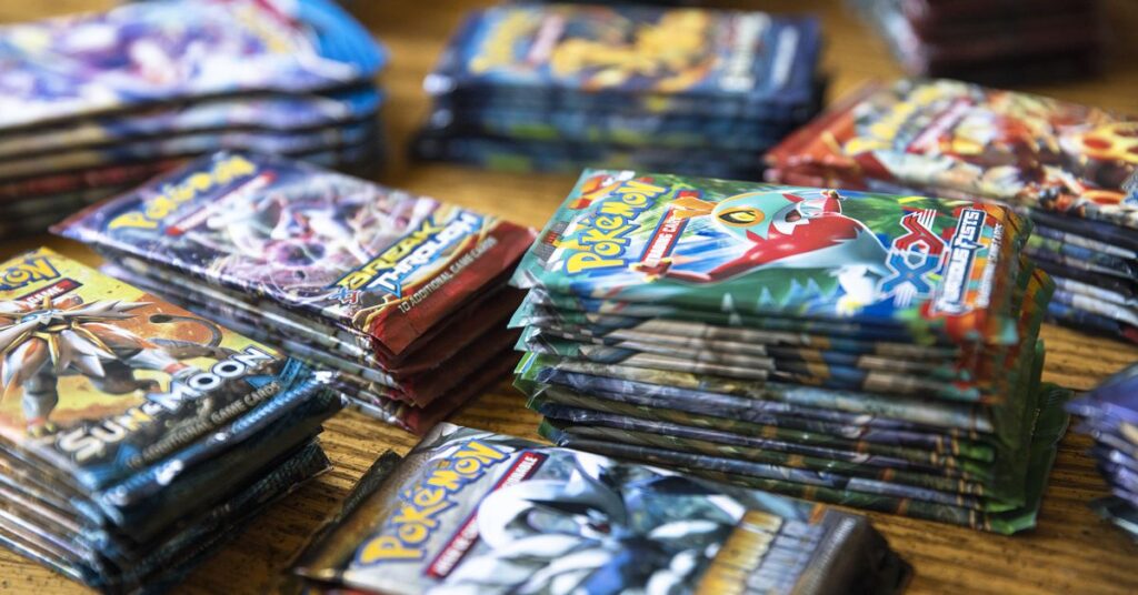 Trading cards are big business now. Blame the adults.