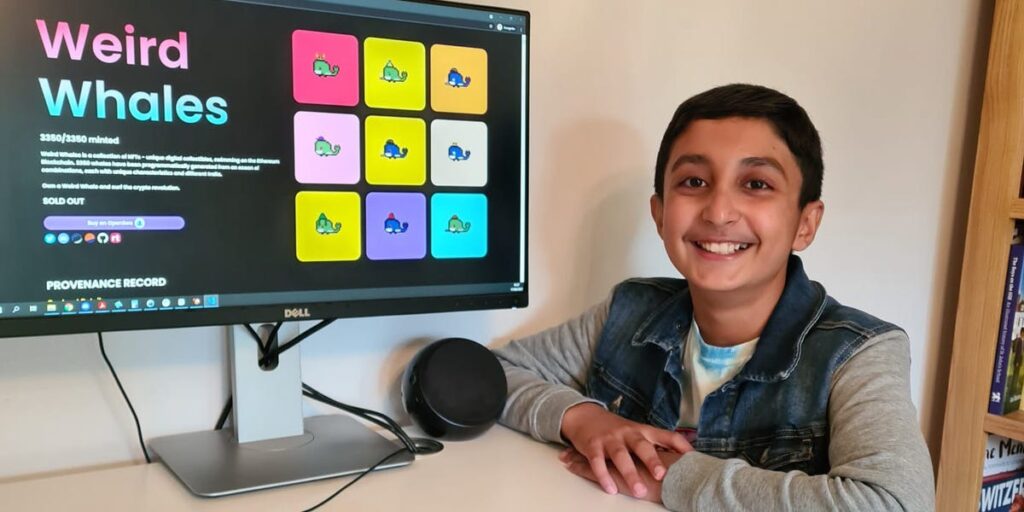 How a 12-Year-Old Earned 106 Ethers by Creating an NFT Collection