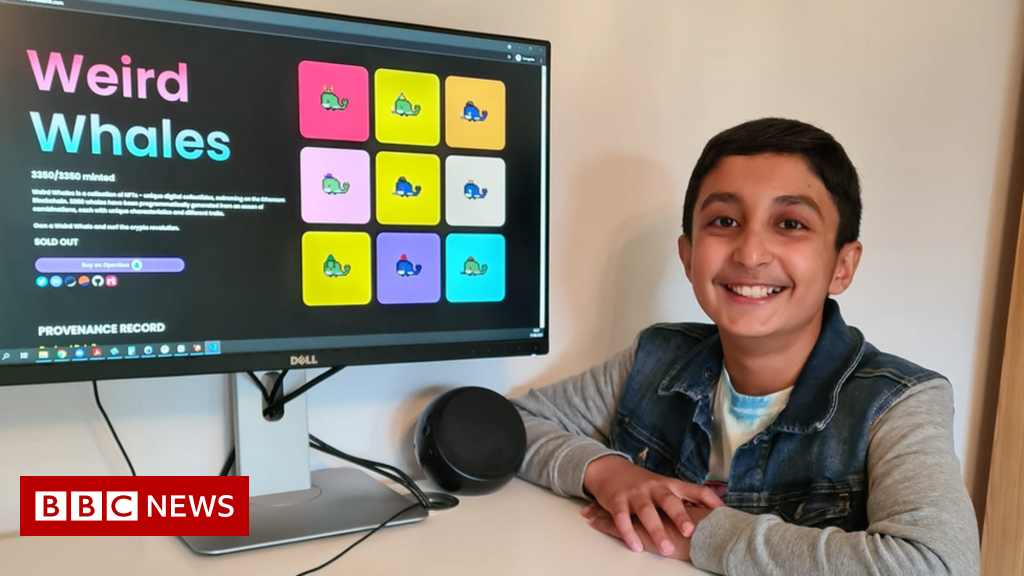 Twelve-year-old boy makes £290,000 from whale NFTs