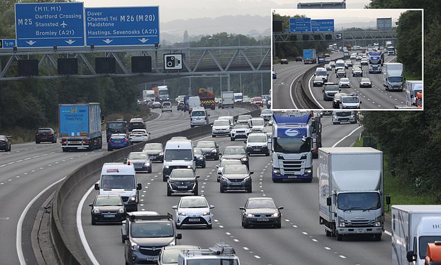 Drivers are told to avoid Bank Holiday getaway jams this evening