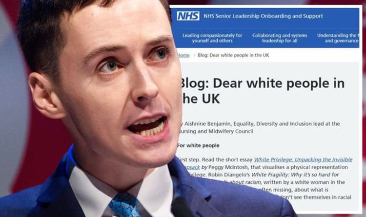 Fury as NHS blog tells white people to ‘be uncomfortable’ despite waiting lists topping 13