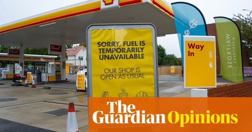 Fuel crisis and supply shortages are a product of the UK’s economic model | Larry Elliott