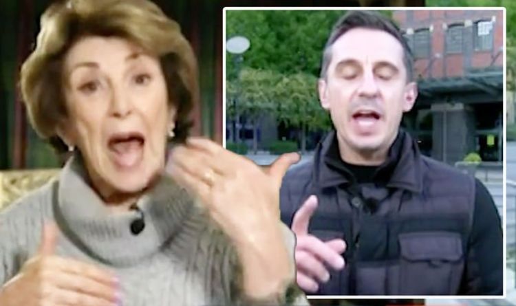 ‘Scandal’ GMB row erupts as Edwina Currie and Gary Neville clash over Universal Credit cut