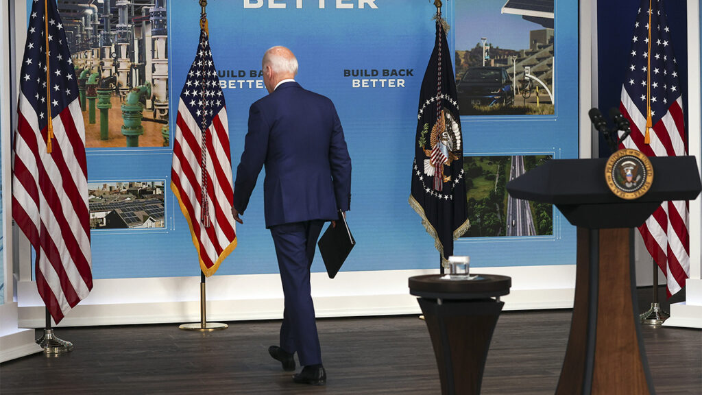 Biden turns back on reporters, refuses to take questions after remarks on dismal jobs report