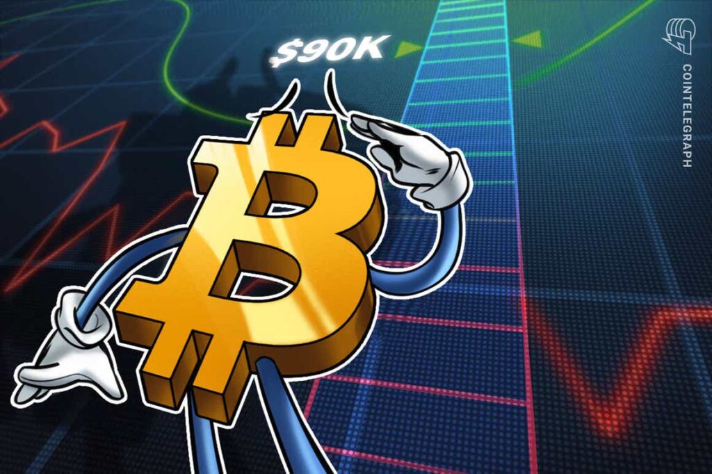 BTC price ‘on the way to $90K’ — 5 things to watch in Bitcoin this week