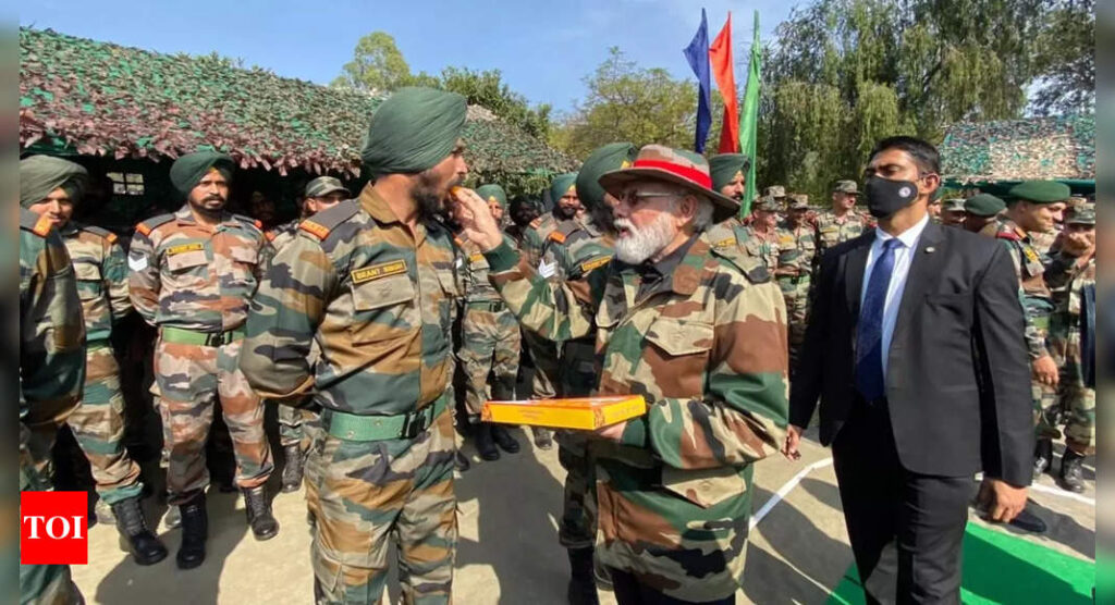 diwali: PM Modi celebrates Diwali with soldiers in Jammu and Kashmir’s Nowshera