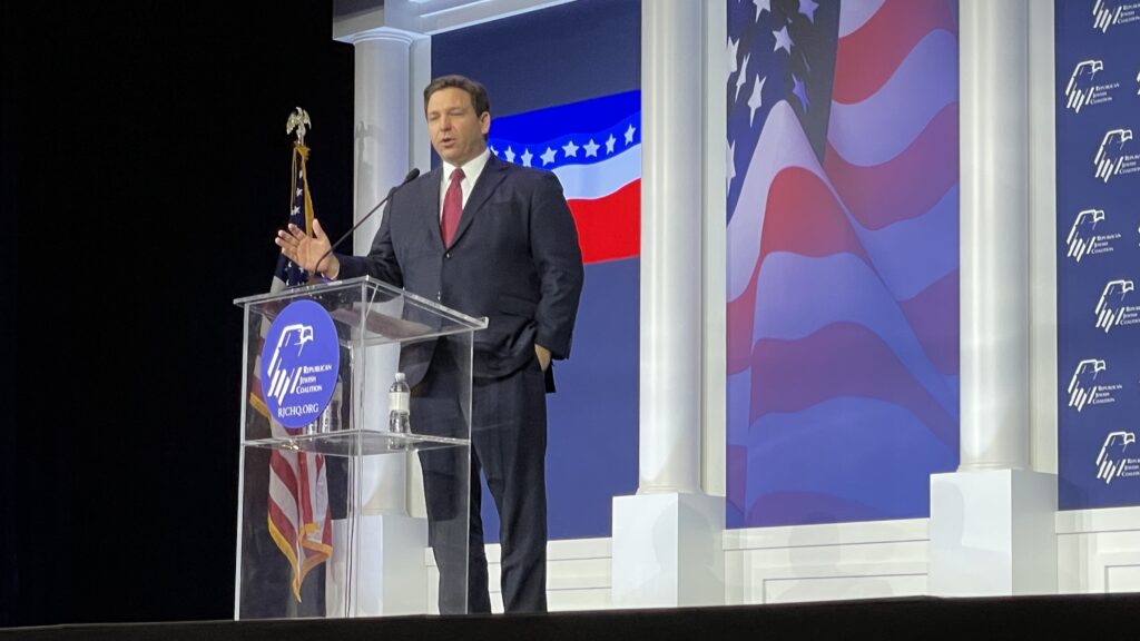 DeSantis, at major Republican gathering, vows he’s ‘only begun to fight’