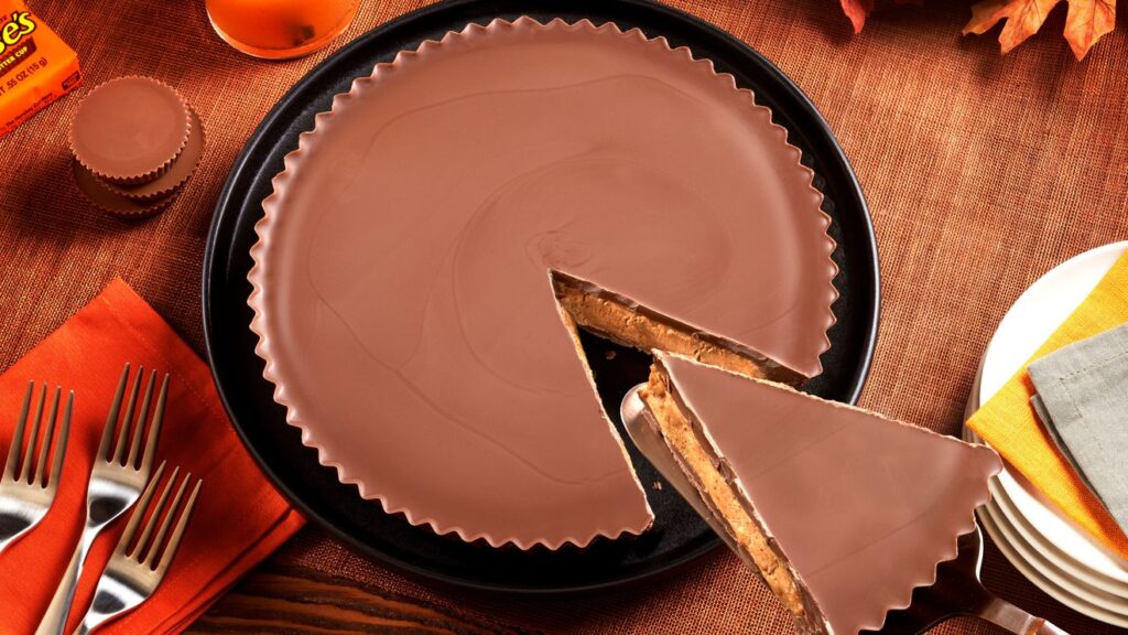 Hershey just unveiled a 3.4-pound Reese’s Peanut Butter Cup for Thanksgiving
