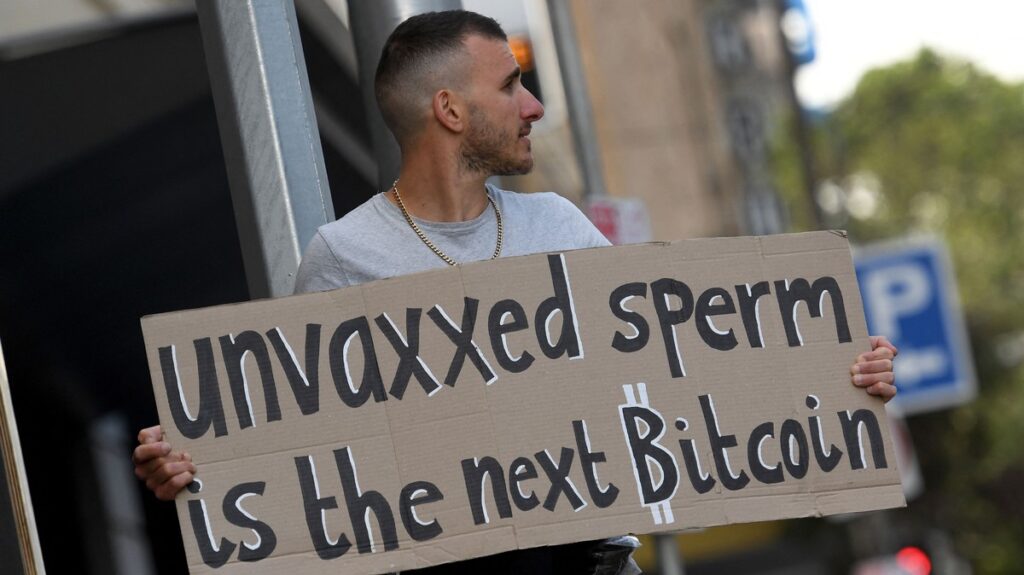 ‘Unvaxxed Sperm’ Is Trying to Become the Anti-Vax Bitcoin