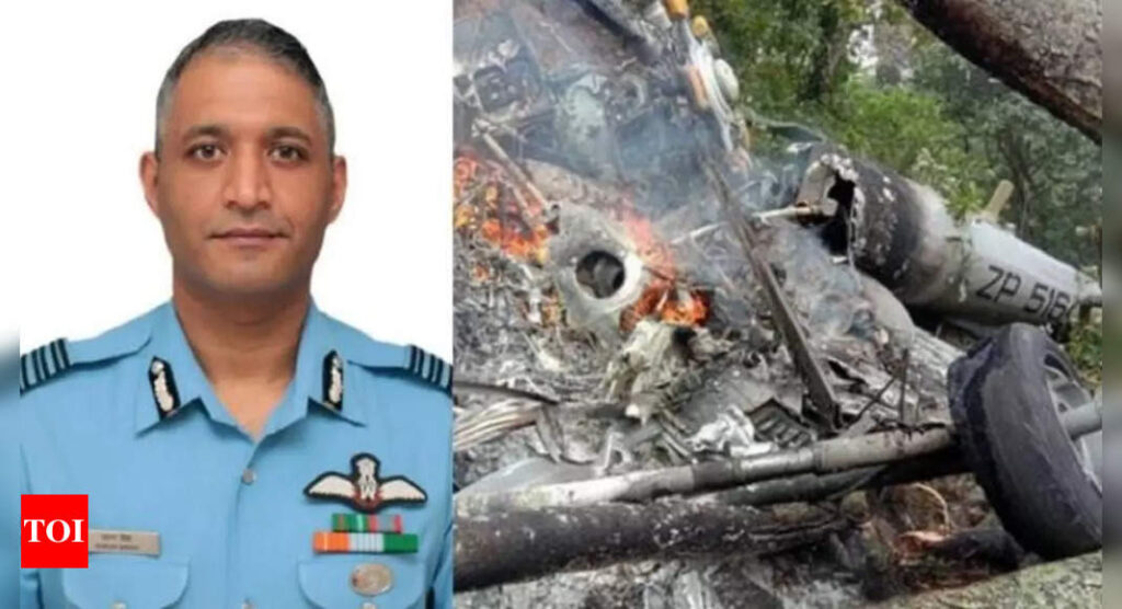 rawat: Group Captain Varun Singh, lone survivor of Rawat chopper crash, succumbs to injuries | India News – Times of India