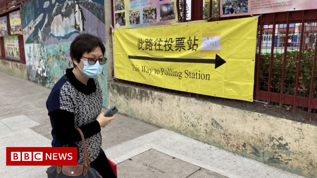Hong Kong: Legco voting underway after electoral overhaul – BBC News