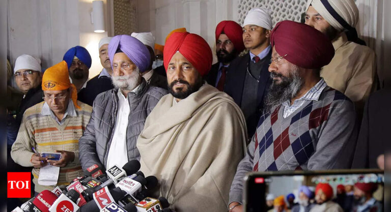 Sacrilege attempt: Punjab CM visits Golden Temple, says ‘deeply hurt’ | India News – Times of India