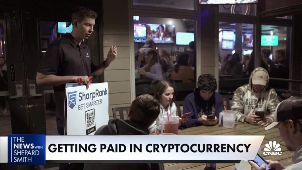 More businesses offer pay in cryptocurrency in a bid to lure young workers