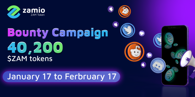 We’re Giving $8,000 at Zamio Reddit & Discord & Twitter Bounty Campaign | by Zam.io ($ZAM) | Jan, 2022 |