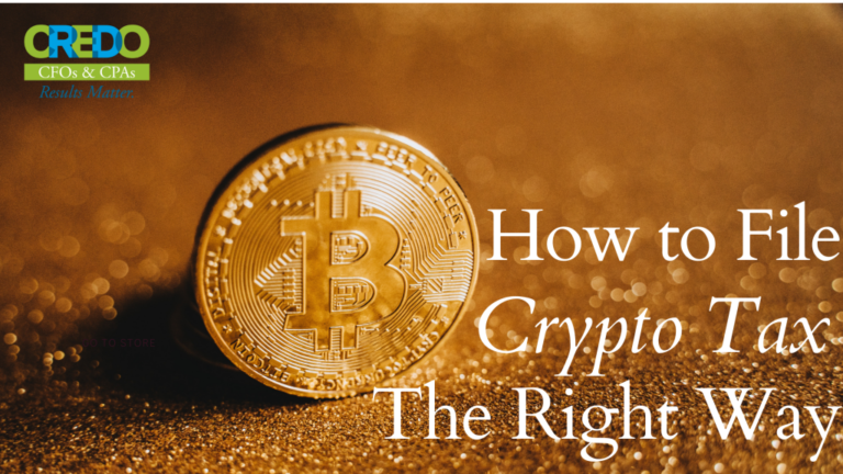 How to File Cryptocurrency Taxes (The Right Way) by Credo CFOs & CPAs – IssueWire