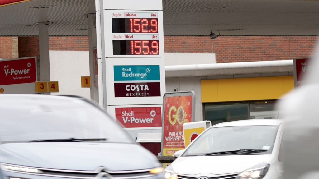 Ukraine invasion: Unleaded petrol tops 150p a litre as oil price surges | Business News | Sky News
