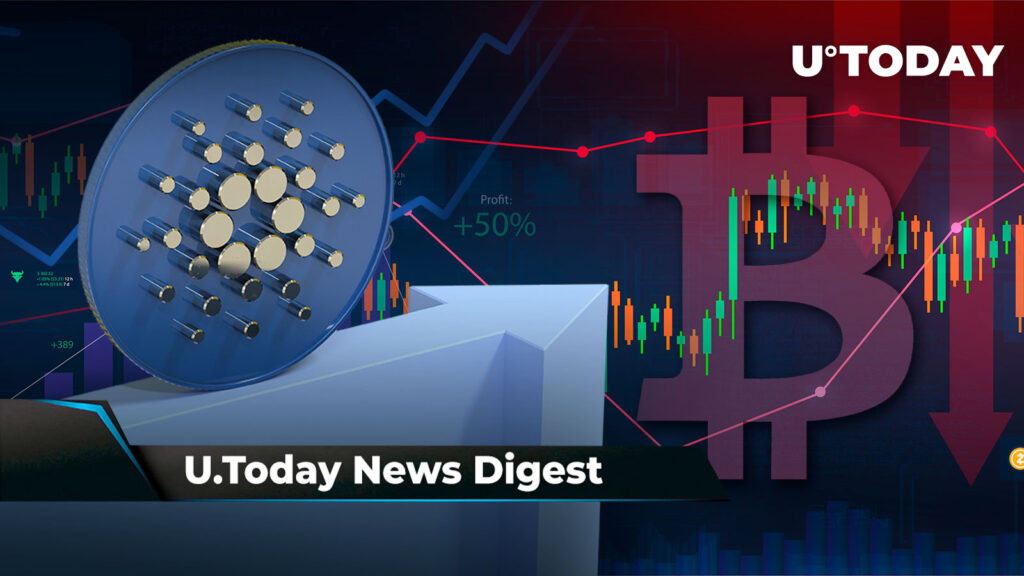 BTC Might Drop to $19,000 Again, ETH Fees Plunge Ahead of Merge Event, Cardano Reaches New Milestone: Crypto News Digest by U.Today