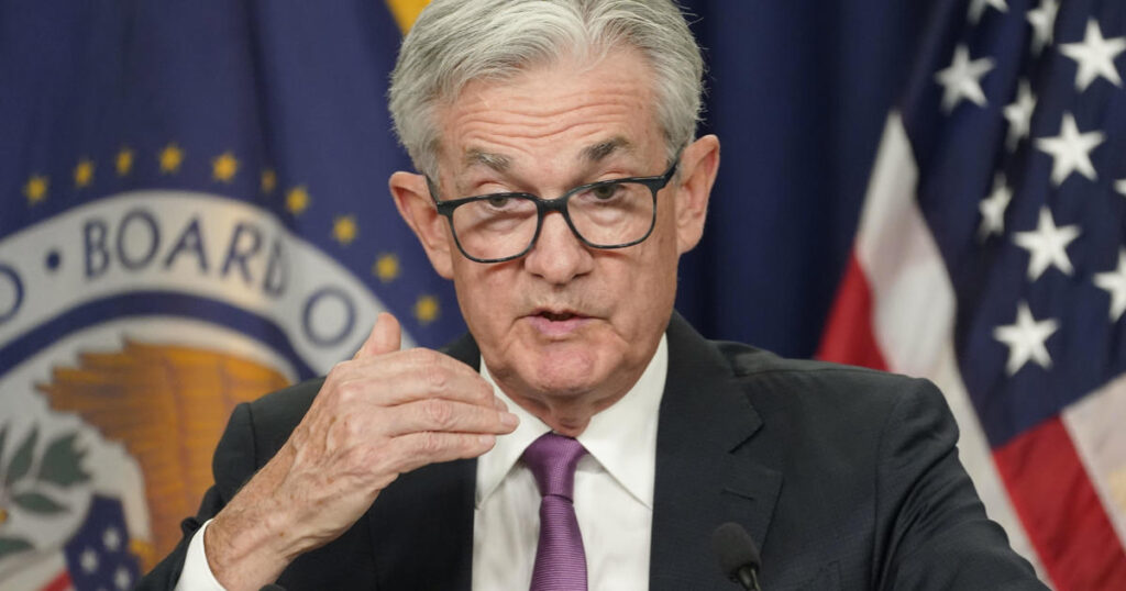 Stocks tumble after Fed dashes hopes for easing up on rates – CBS News