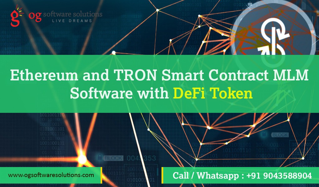 Chennai – Ethereum and TRON Smart Contract MLM Software with DeFi Token