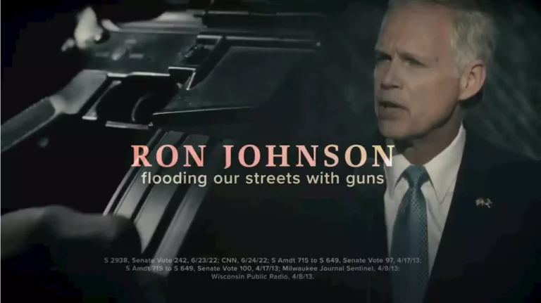 Everytown ties crime to gun safety in $1 million ad buy attacking Ron Johnson