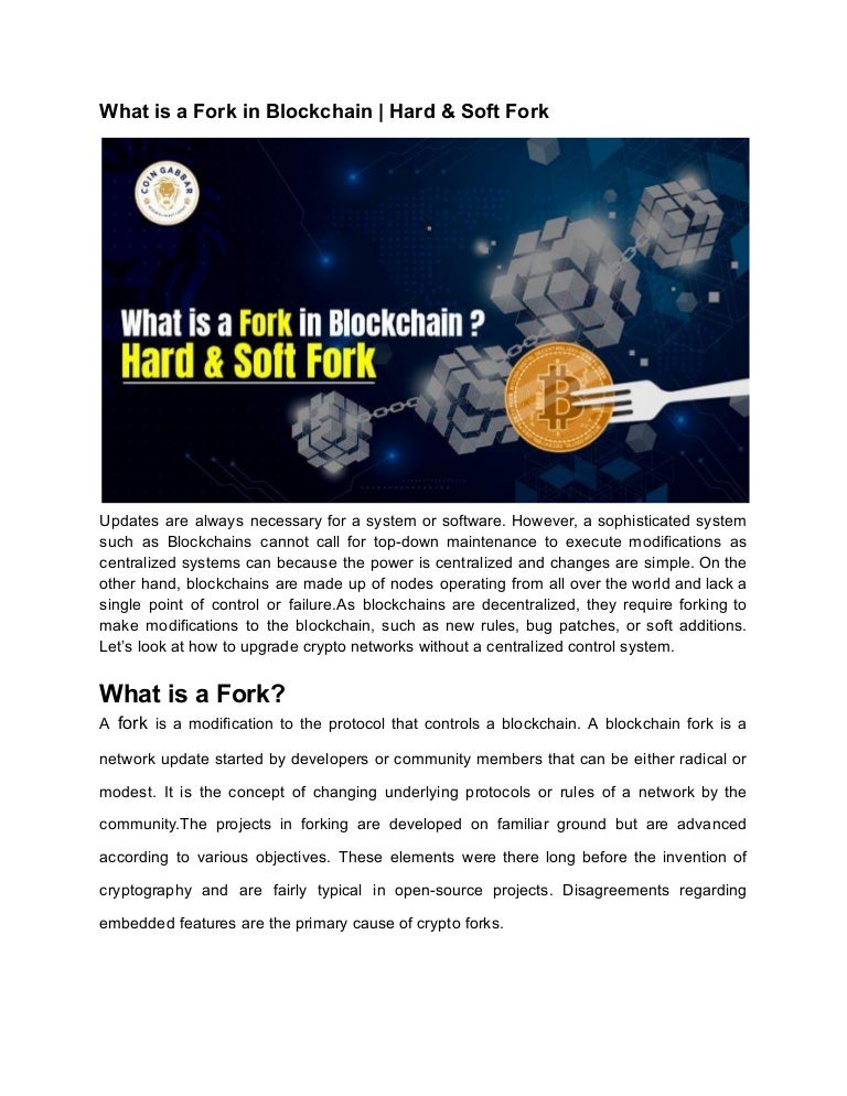 What is a Fork in Blockchain Hard & Soft Fork.pdf