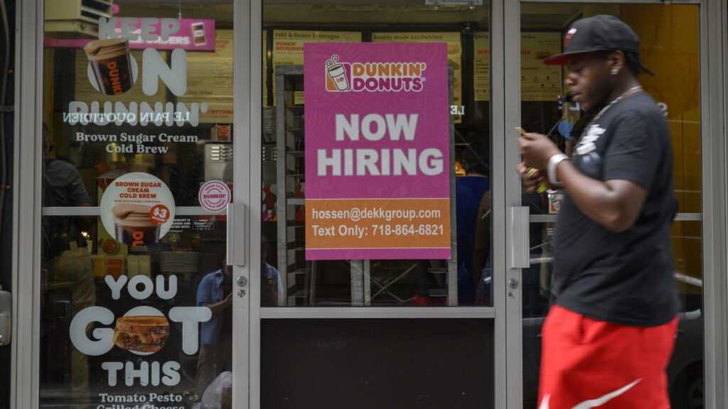 Job growth likely cooled in Sept., which could help fight inflation : NPR