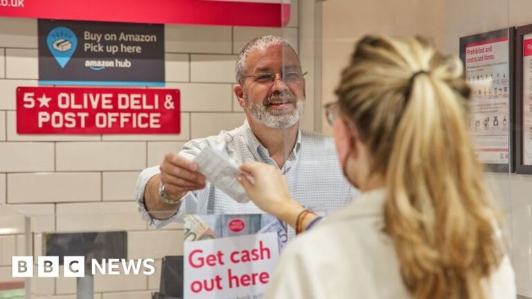 Post Office handles more cash as banks close and prices rise – BBC News