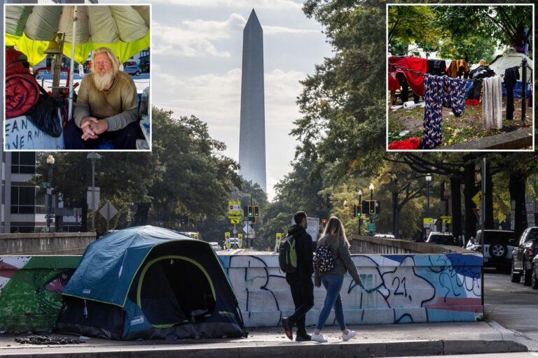 DC tent cities stain the nation’s capital
