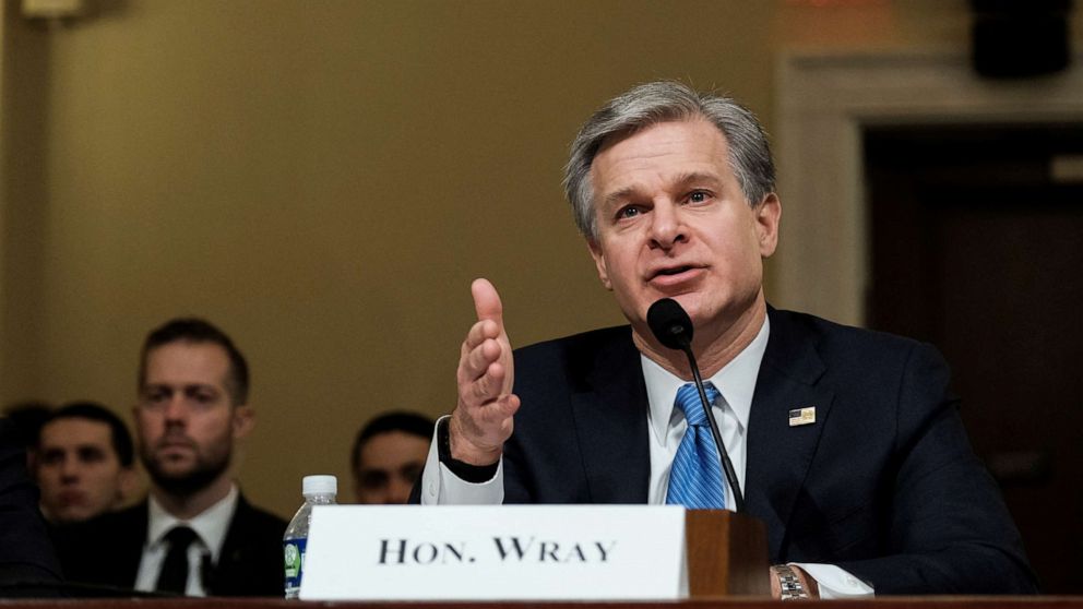 China has stolen American data more than any country: FBI Director Wray – ABC News