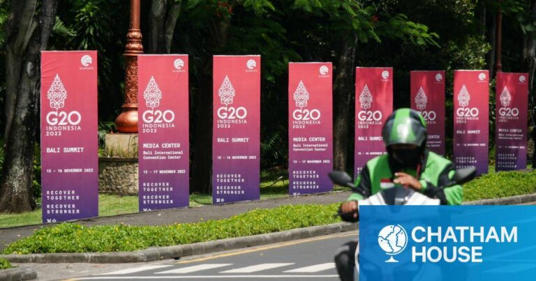 The G20 Bali summit showcases a more diverse world | Chatham House – International Affairs Think Tank