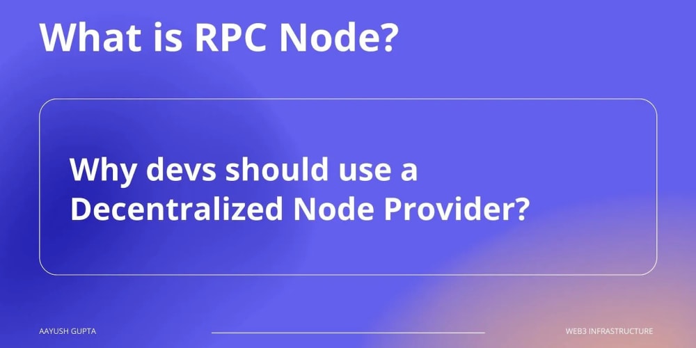What is RPC Node? Why we should use Decentralized Node Providers? – DEV Community 👩‍💻👨‍💻
