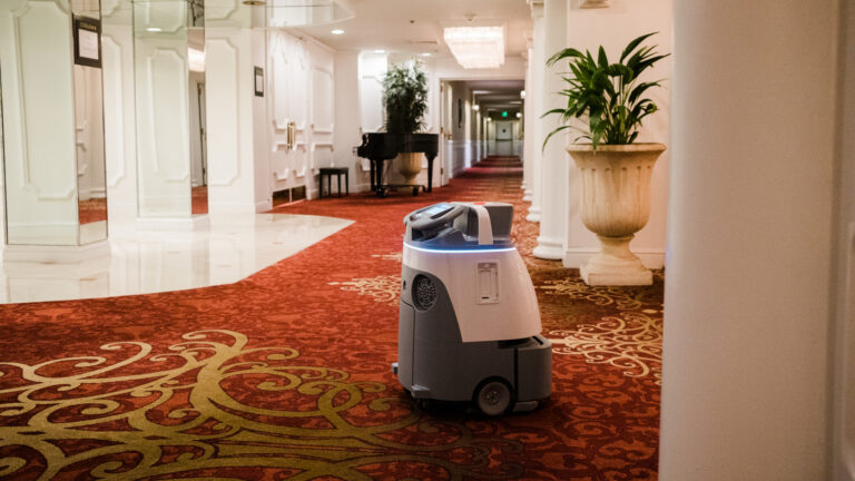 Hotels turn to robots and room cleanings every 4 days to ease staffing shortages : NPR